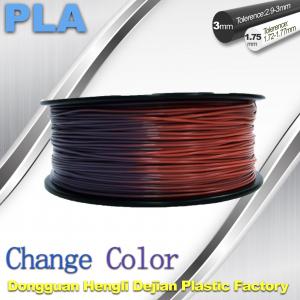 China Variable Temperature 3D Printer PLA Color Changing Filament 1.75 / 3.0mm supplier