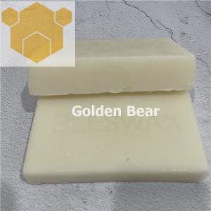 1lb Lubricating Natural Beeswax Block Cosmetics Crude Ivory White Beeswax Slabs