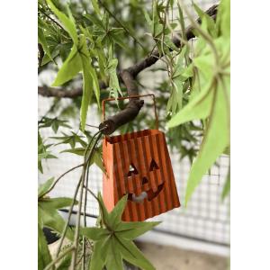 Decorative Halloween Ornaments Indoor / Outdoor Metal Jack-O-Lantern