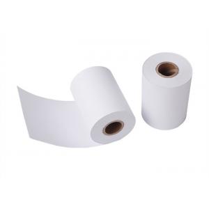 China 80x80x12mm 40gsm 17mm Plastic Core Thermal Carbon Paper Roll supplier