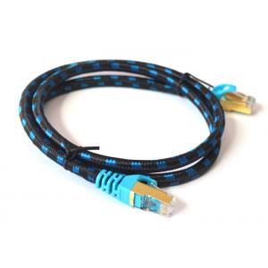 China 1M Cat7 SFTP Braided Ethernet Patch Cable Durable , Bulk Ethernet Cable For  Network supplier
