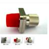 China Fiber optic adapter FC/APC/UPC adapter with metal dust cap with diferent color dust cap wholesale