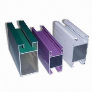 China Alloy 6063 Extrusions commercial aluminum doors profiles For decoration supplier