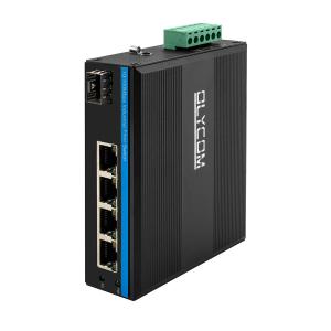 China 5 Port Unmanaged Industrial Ethernet Switch ,  40Gbps Rugged Network Switch supplier