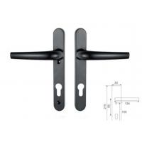 China Sturdy Cylinder Exterior Door Entry Handle With Lever Entry Door Lock Handle Set on sale