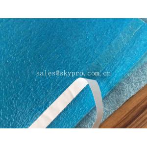China Expanded Polyethylene Foam 3mm Blue EPE Foam PVC Laminate Moisture Barrier Flooring Underlayment supplier
