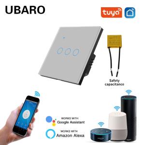 China Commutateur Intelligent, 3 gangs, application Tuya, télécommande/voix/synchronisation, commutateur WIFI Intelligent, contrôle de partage, 5-400W/gang, Standard ue supplier