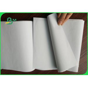 White Uncoated Woodfree Paper , 80gsm Offest Notebook Paper Rolls