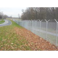 China Wholesale High Security Galvanized Chain Link Fence Cost With Barbed Wire On Top on sale