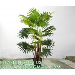 Artificial Paradise Palm Tree 3Feet Fake Tropical Palm Tree, Faux Plants in Pot for Indoor Outdoor House Home
