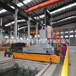 Forklift Type Trolley Steel Car Bottom Furnace , Heat Treatment Oven For Fast Quenching