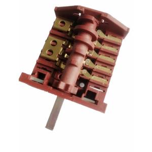 China Nylon vermelho grande do interruptor rotativo do forno AC6, interruptor de seletor bonde do fogão 16A supplier