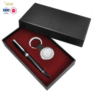 China stationery set gift luxury promotional gift set custom black business gift set for father men supplier