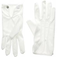 Police Costume White Leather Parade Gloves Breathable OEM