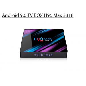 China H96 MAX 3318 Rockchip RK3318 Quad Core Dual Wifi 4K Media Player Android TV BOX supplier