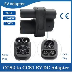 China Fast Charger Adapter For American Cars Charging In Europe Ccs2 To Ccs1 ev Adapter wholesale