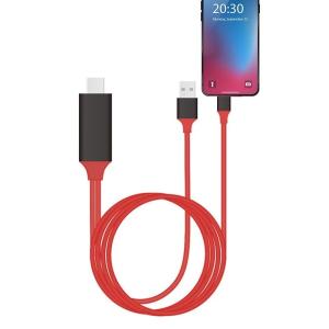 China 2M 4K UHD HDMI Cables 8 Pin 1080P Lightning Digital AV Adapter For Iphone on sale