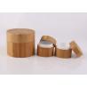 Wooden Cosmetic Cream Jar Cylinder Shape Screw Cap 5 Gram - 150 Gram