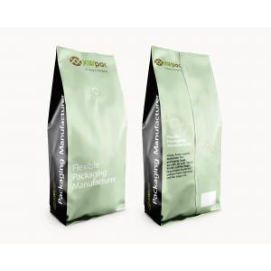 China Customized mint green 340g/500g/1kg gusset coffee with valve &amp; zipper wholesale