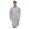 Breathable Disposable Plastic Lab Coats Lint Free For Chemical Workshop