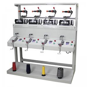 China 4 Heads Spindles Yarn Winding Machine , fancy yarn twisting machine supplier