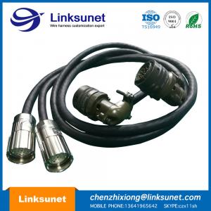 China Female PT08E - 20 - 26P Industrial Amphenol Cables 19P 90 Degrees Lead Free wholesale