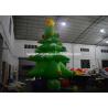 Customized Giant Inflatable Christmas Tree Yard Decoration , Inflatable Tree