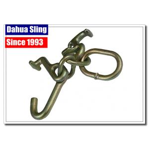 Tow Strap Accessories Steel Ratchet Strap Hooks , Vehicle Tie Down Hooks