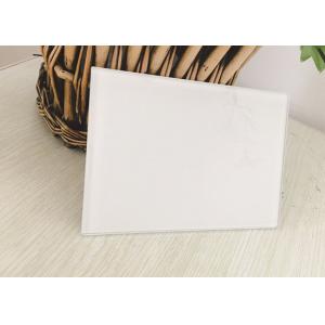 China Various Sizes Wardrobe Mirror Glass , Easy Cleaning White Back Painted Glass supplier