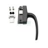 China Customized Oblique Black Door And Window Handles Anti Rust Aluminum Alloy wholesale