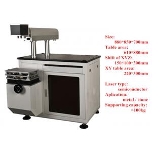 China Optical Fiber Laser Marking Machine for Jeans or Cloth , High Speed supplier