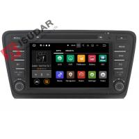 China Iphone & Android Car DVD Player Skoda Octavia Head Unit ARM Cortex A9 Quad Core 1.6GHZ on sale