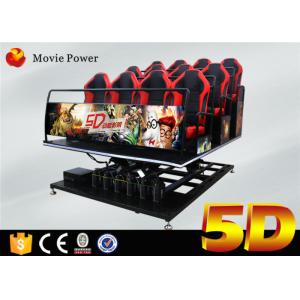 Motion Simulated 5D Movie Theater 5D Cinema Equipment For Shopping Mall