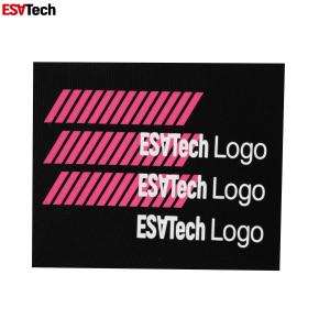 China Texto preto personalizado sem serif em rótulos de roupas supplier