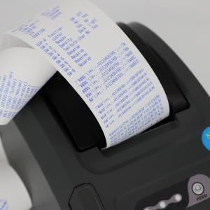 China FOCUS Thermal Printer Paper / Thermal Register Rolls Image Blue And Black supplier