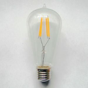 China LED Filament Edison Glass Bulbs light Dimmable E14/E26/E27/B22,4W/6W/8W,110v/220v ST64 supplier
