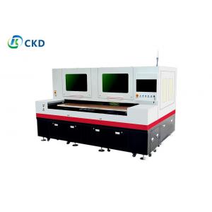 China Large Size 80W Laser Glass Cutting Machine With Double Operation supplier