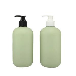 China HDPE 500ml Plastic Shower Pump Bottles Green Lotion Gel Hand Sanitizer supplier