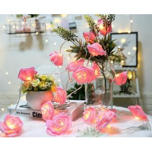 China Lumières féeriques Garland Artificial Flower String Lights de ficelle d'IP65 LED on sale