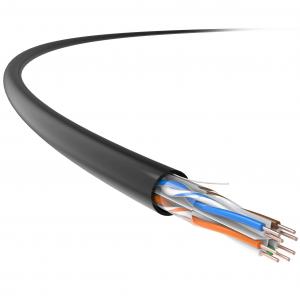 Outdoor Network Cable UTP Cat 6 Cable 23AWG BC Conductor PE Jacket