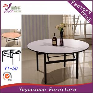 China Large Round Dining Table can Foldable With High Quality（YT-50) supplier