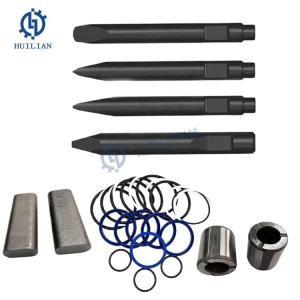 HB5 HB8 HB12 HB18 HB19 Excavator ROCK Broken Hammer Chisel Hydraulic Breaker Chisels Tool Drill Rod