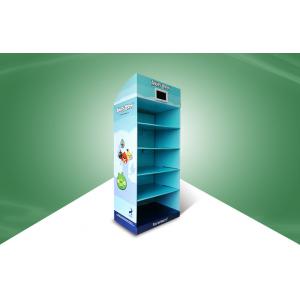China Five Shelf Pop Cardboard Display Stands Toys Fixed With Tv Player wholesale