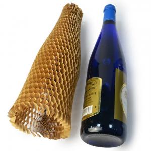 Compostable Honeycomb Packing Paper For Wine Cushioning Wrap Paper Roll