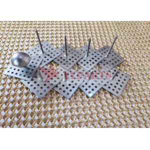 China Glass Wool Board Special Perforated Base Plate Aluminum Insulation Nails supplier