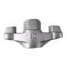 Cast Iron Steel Scaffolding Accessories Wing Nut Anchor Nut For Tie Rod / Anchor