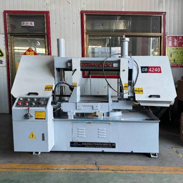 China GB4240 Automatic CNC Metal Band Sawing Machine 400mm Max Cut for sale