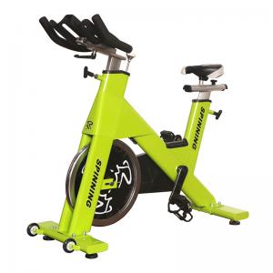 Anti Perspiration Commercial Spin Bikes , Flywheel Exercise Bike With Stainless Steel Pedal