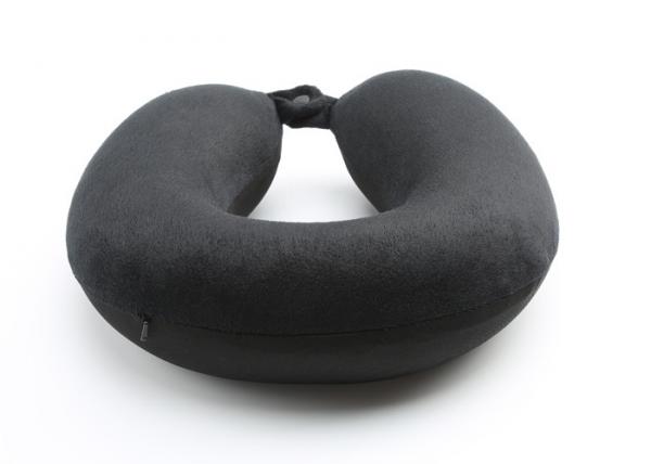 U Shape Polyurethane PU Memory Foam Neck Support Pillow With Zippered Cover