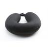U Shape Polyurethane PU Memory Foam Neck Support Pillow With Zippered Cover